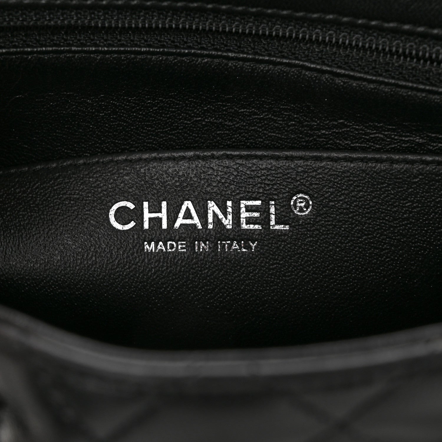 Chanel Lambskin Quilted Mini Square Flap Black 6 of 12