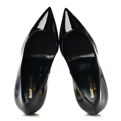 Saint Laurent Patent Opyum 110 Pumps 38 Black Gold 2 of 10