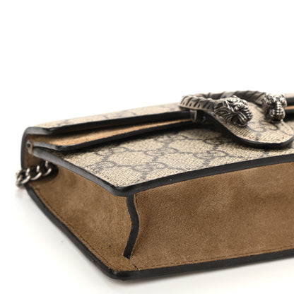 Gucci GG Supreme Monogram Super Mini Dionysus Shoulder Bag Taupe 7 of 8