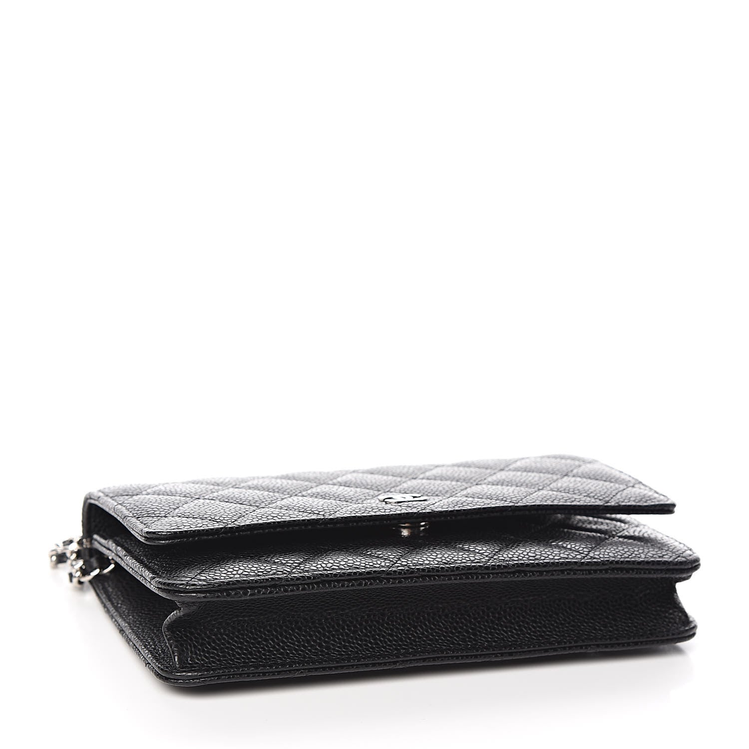 Chanel Caviar Quilted Wallet On Chain WOC Black 4 of 12