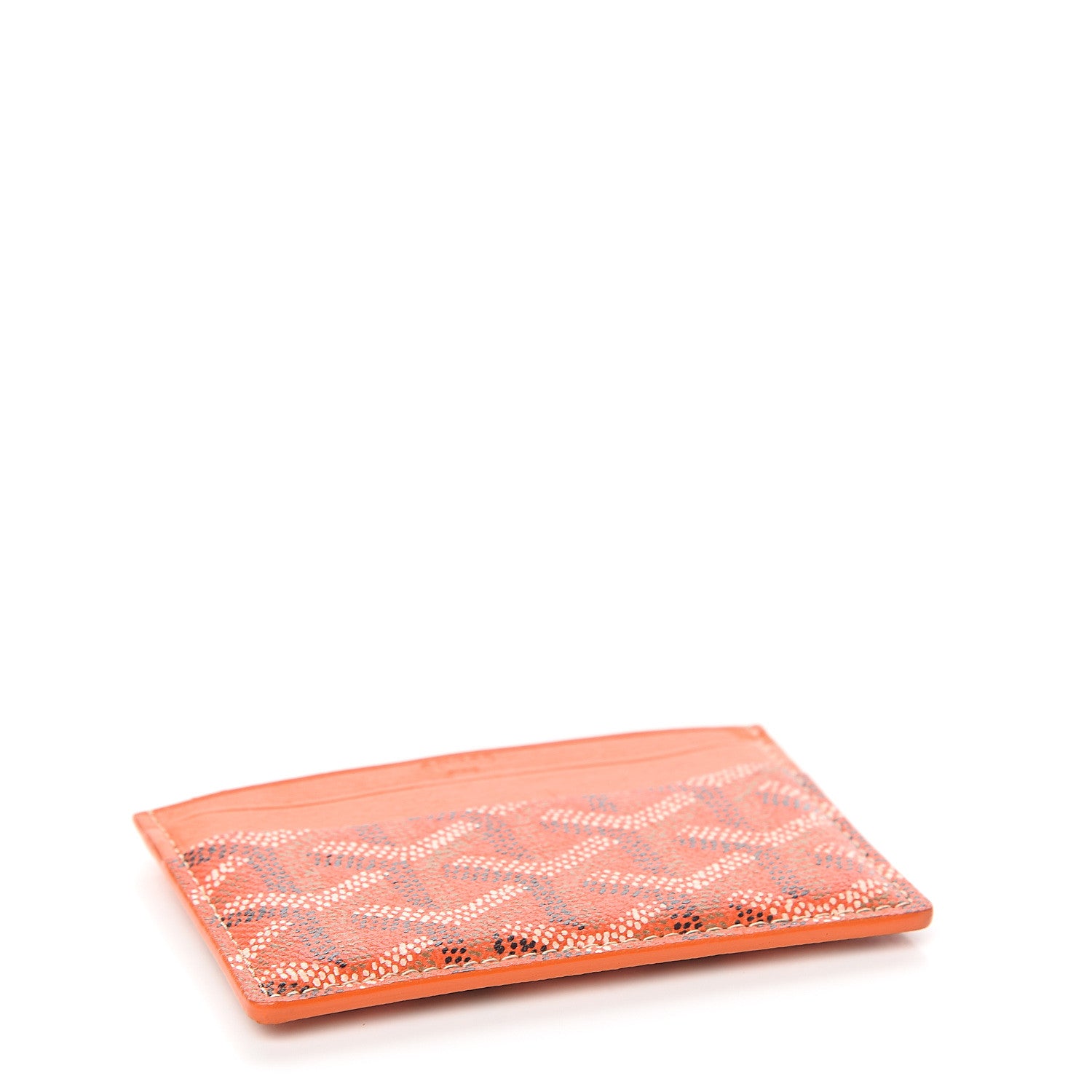 Goyard Goyardine Saint Sulpice Card Holder Orange 3 of 6