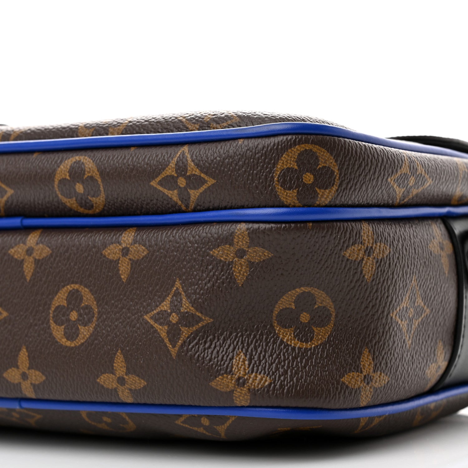 Louis Vuitton Monogram Macassar S Lock Messenger Blue 9 of 9