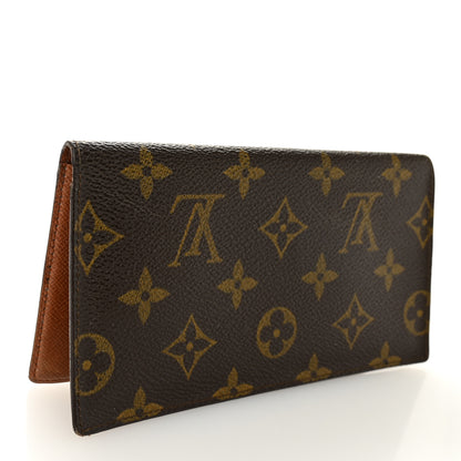 Louis Vuitton Monogram Simple Checkbook Holder Wallet Cover 3 of 6