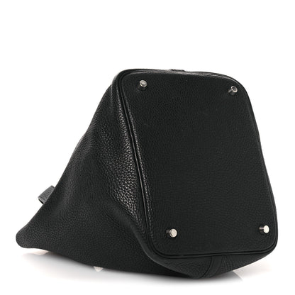 Hermes Taurillon Clemence Picotin Lock 22 MM Black 4 of 12