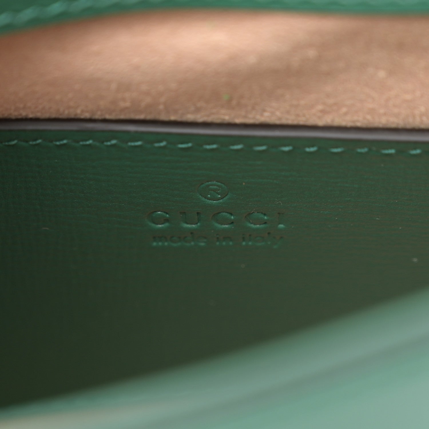 Gucci Azalea Calfskin Web Monochrome Horsebit 1955 Shoulder Bag Emerald 7 of 11