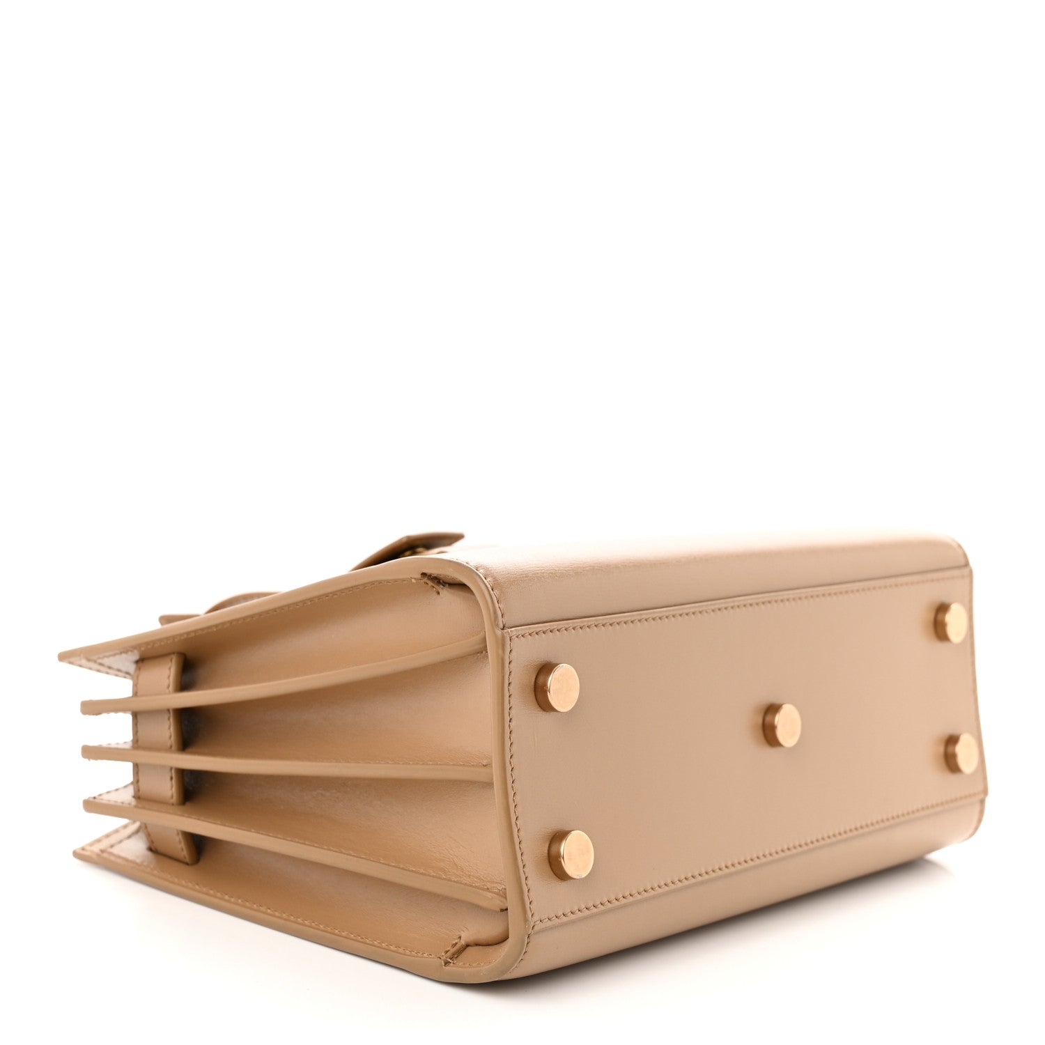 Saint Laurent Calfskin Nano Sac De Jour Dark Beige 4 of 12