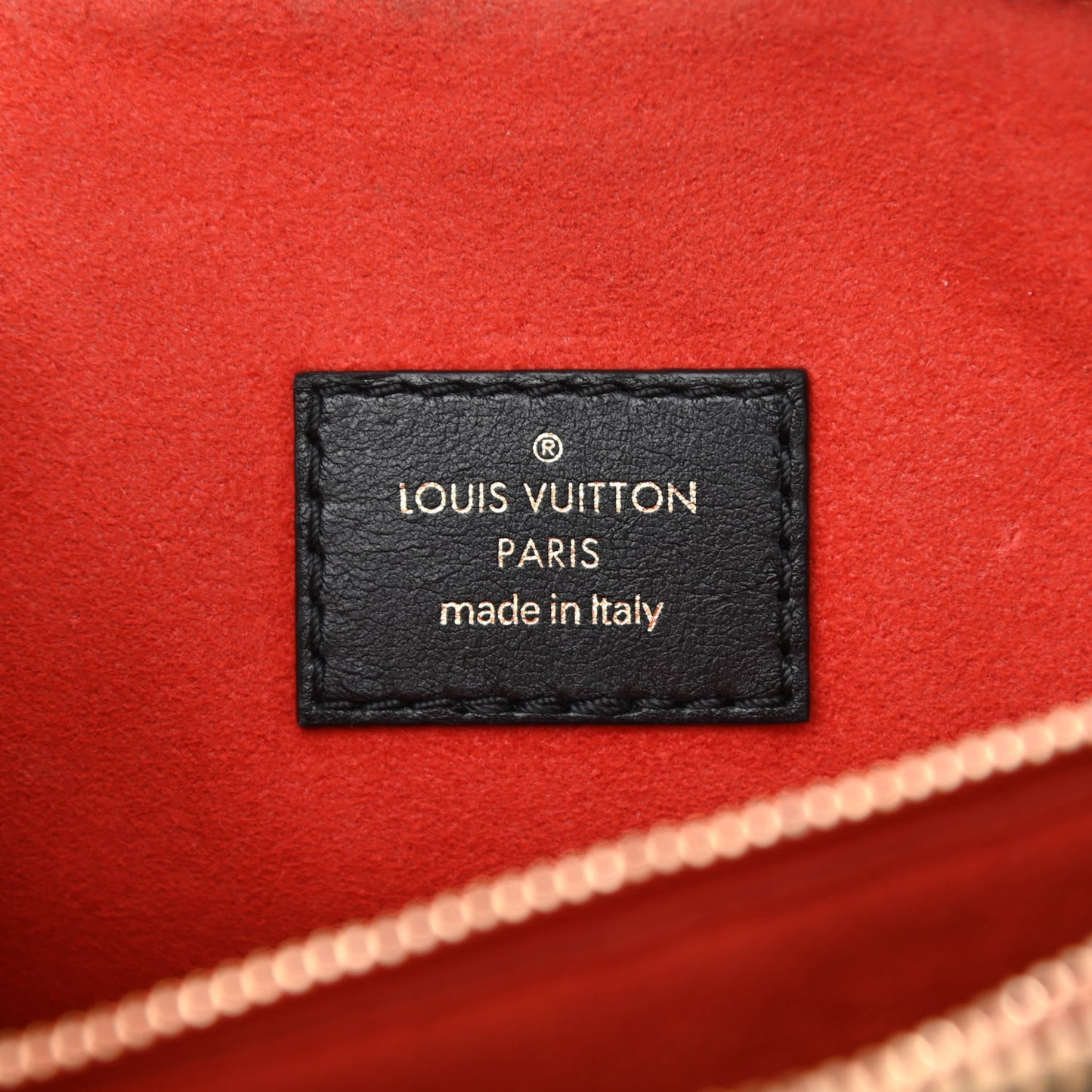 Lambskin Embossed Monogram Coussin BB Black