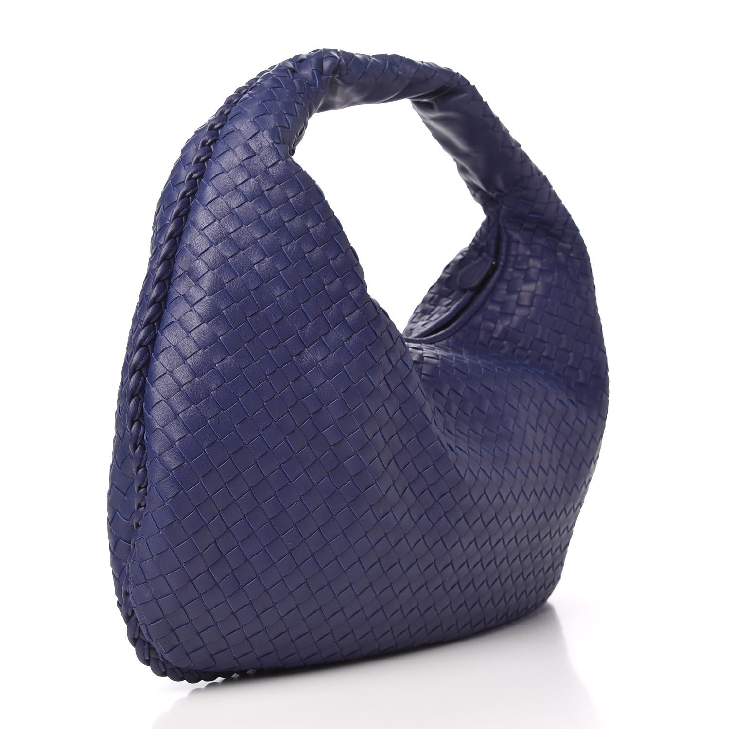 Bottega Veneta Nappa Intrecciato Medium Veneta Hobo Sapphire 3 of 8