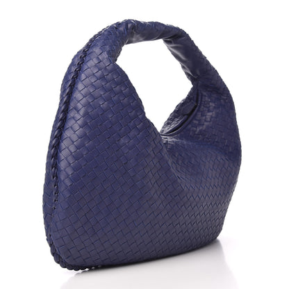 Bottega Veneta Nappa Intrecciato Medium Veneta Hobo Sapphire 3 of 8