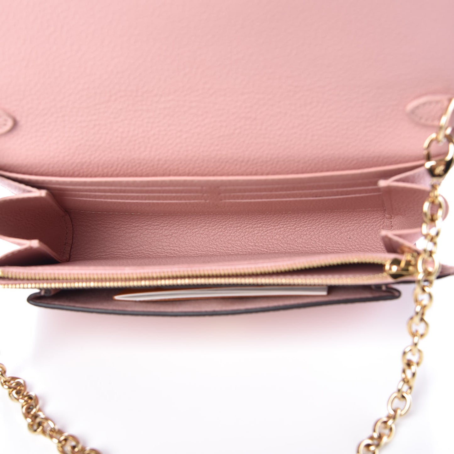 Empreinte Vavin Chain Wallet Rose Poudre
