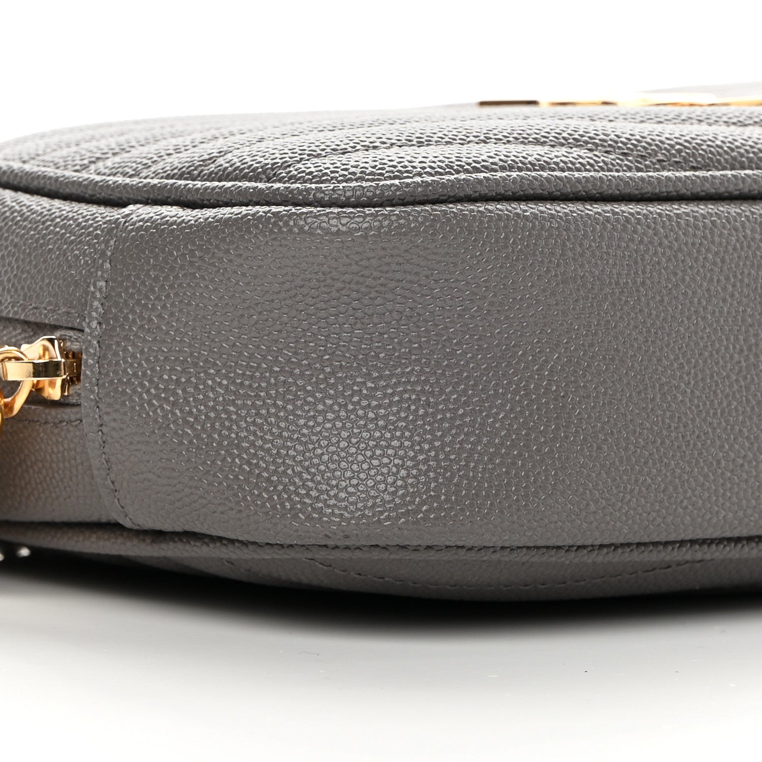 Saint Laurent Grain De Poudre Matelasse Monogram Mini Lou Camera Bag Fog 9 of 10
