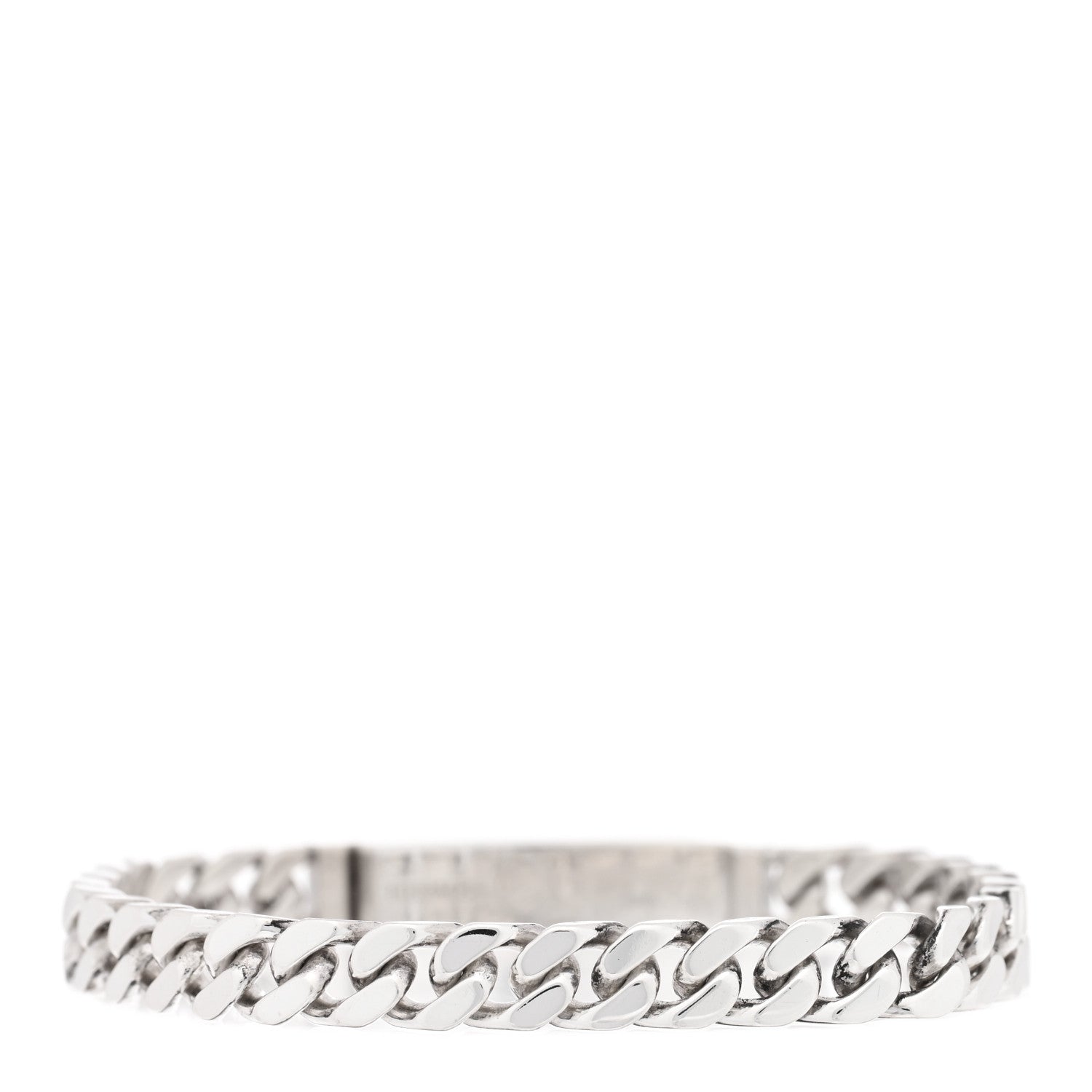 Hermes Sterling Silver TPM Kelly Gourmette Bracelet ST 2 of 4