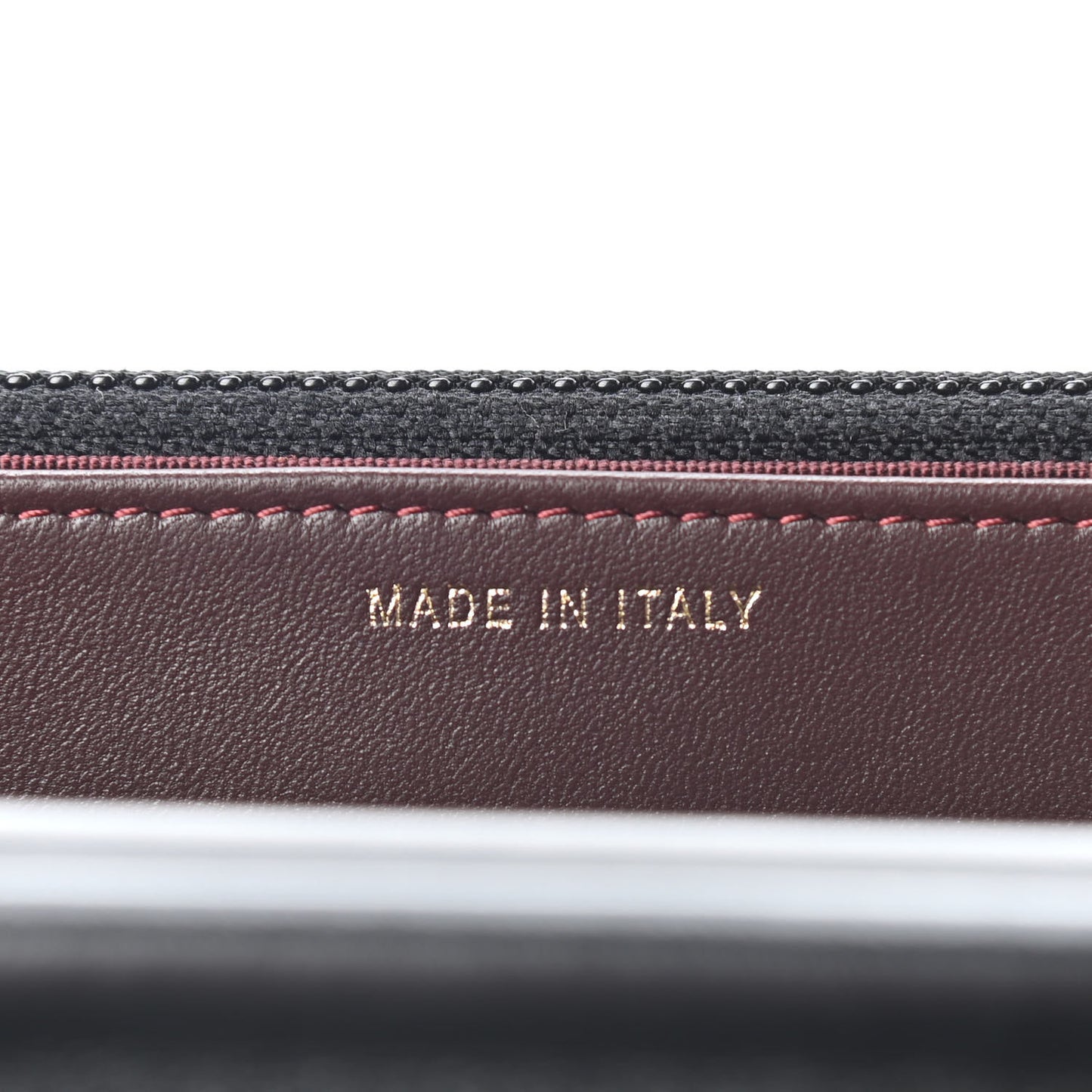 Lambskin Quilted Wallet On Chain WOC Black