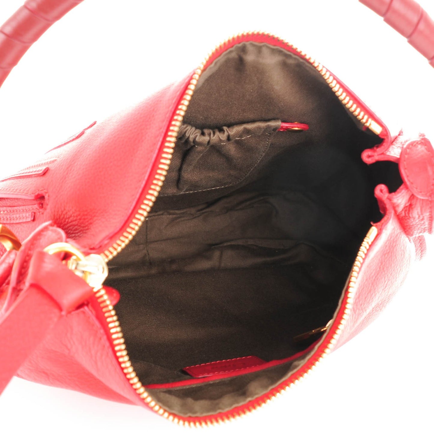 Calfskin Medium Marcie Hobo Acerola