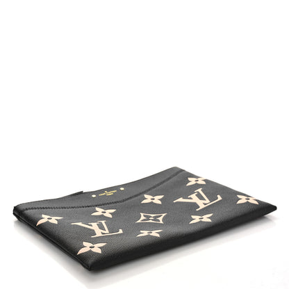 Louis Vuitton Empreinte Monogram Giant Daily Pouch Black Beige 4 of 8