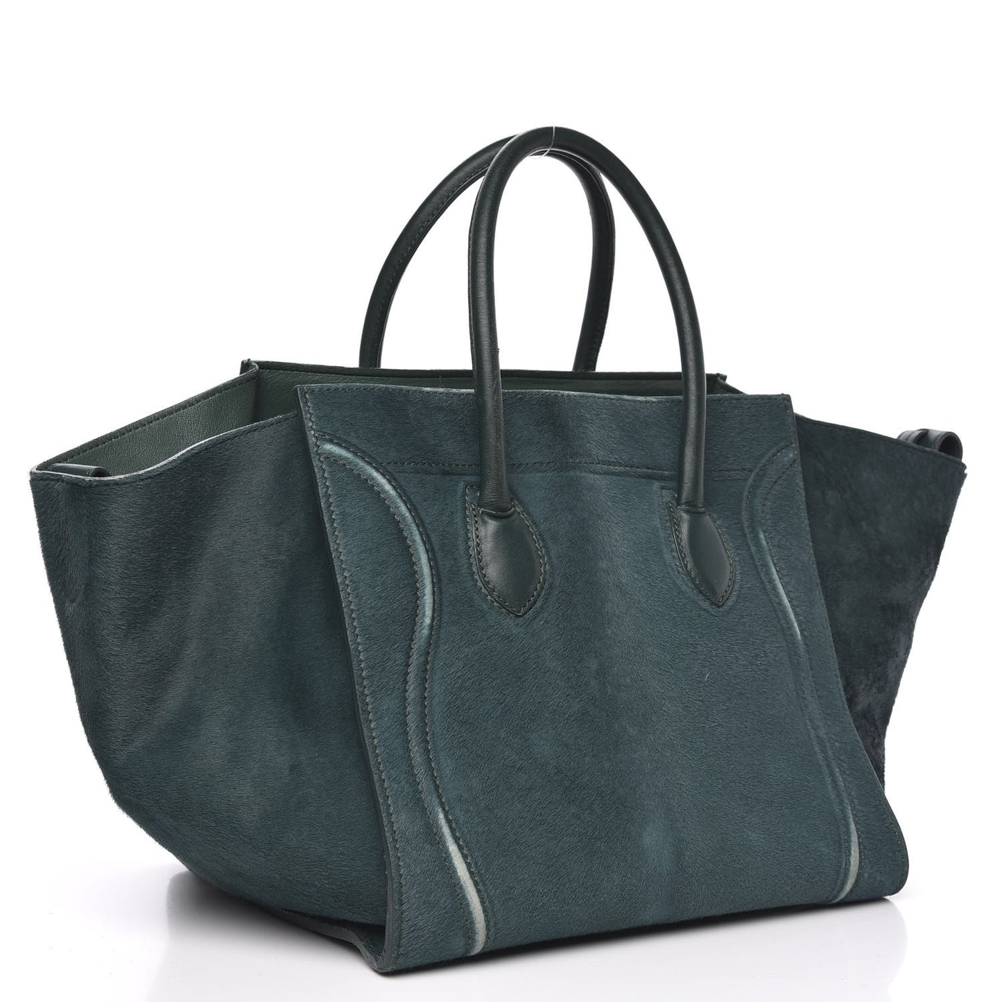 Pony Hair Small Phantom Luggage Jade