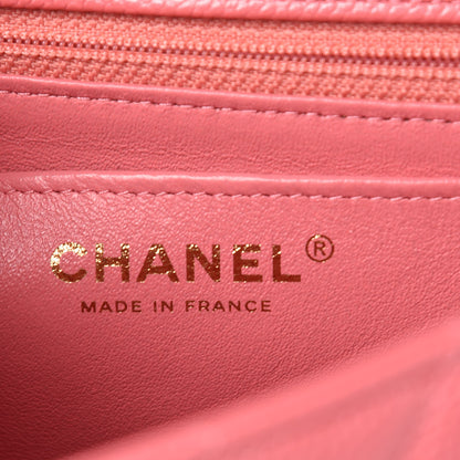 Chanel Iridescent Caviar Quilted Mini Rectangular Flap Pink 6 of 10