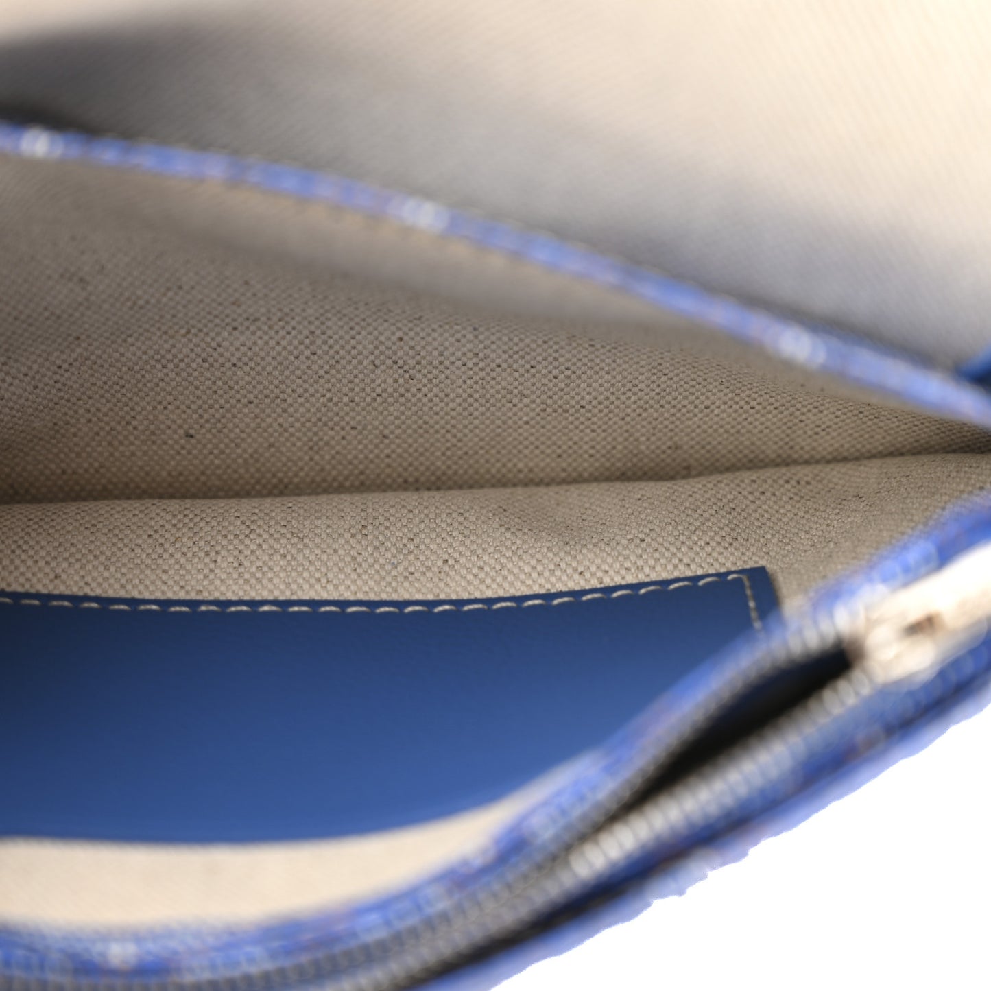 Goyardine Plumet Wallet Clutch Sky Blue