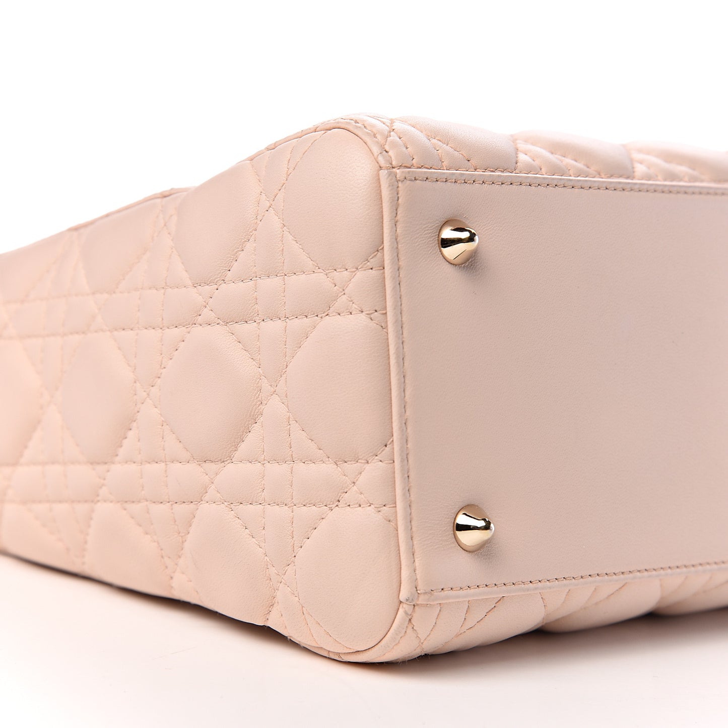 Lambskin Cannage Medium Lady Dior Light Pink