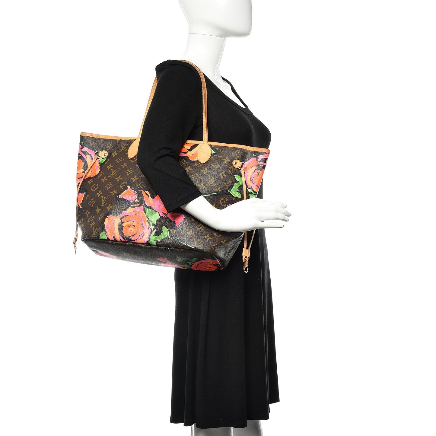 Monogram Roses Neverfull MM