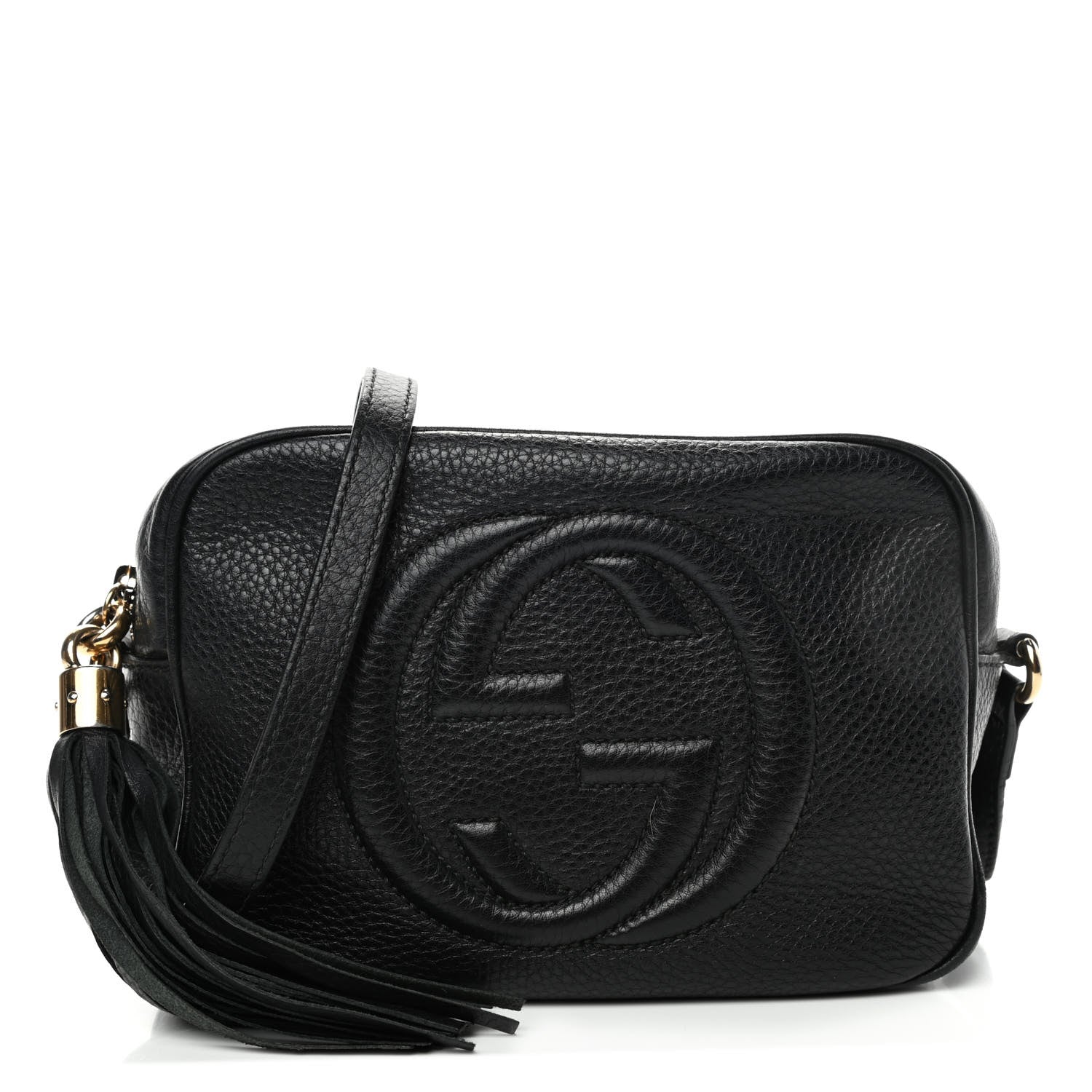 Gucci Pebbled Calfskin Small Soho Disco Bag Black 1 of 6