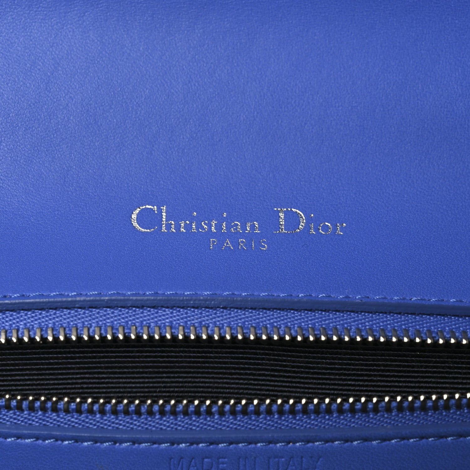 Christian Dior Smooth Calfskin Medium Diorama Flap Bag Blue 6 of 13