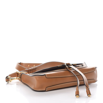 Chloe Shiny Calfskin Small Marcie Saddle Shoulder Bag Autumnal Brown 5 of 11