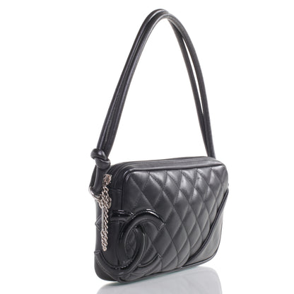 Chanel Calfskin Quilted Cambon Pochette Black 3 of 8
