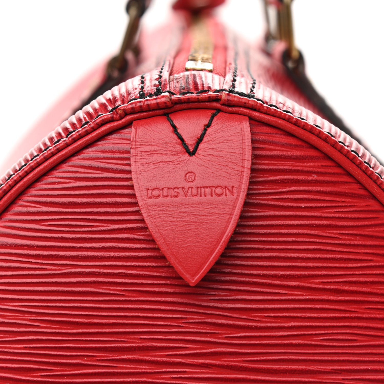 Louis Vuitton Epi Speedy 35 Castillan Red 5 of 10