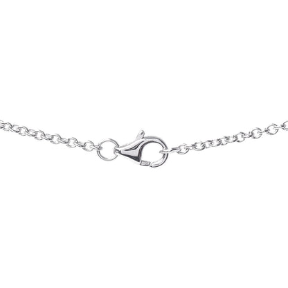 Cartier 18K White Gold Interlocking LOVE Necklace 5 of 7