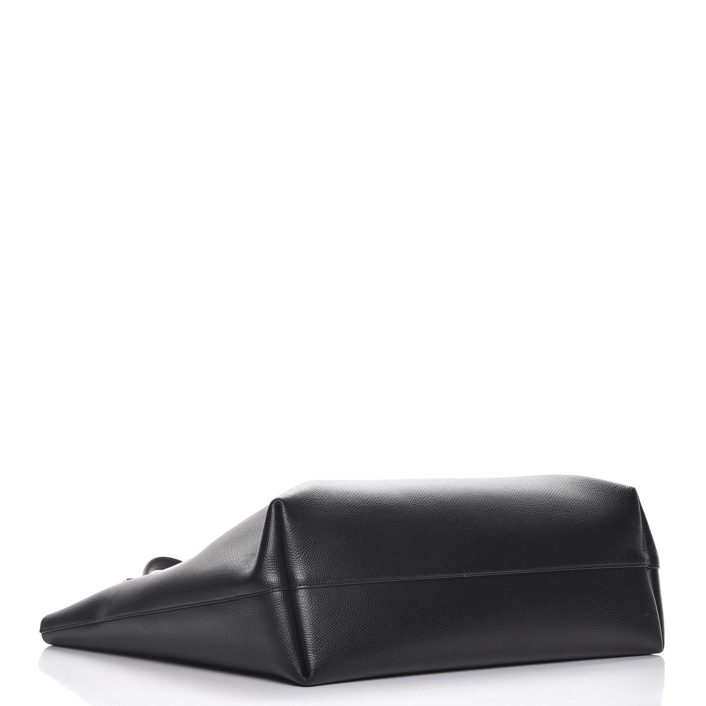 Calfskin Large Shopping Tote Black