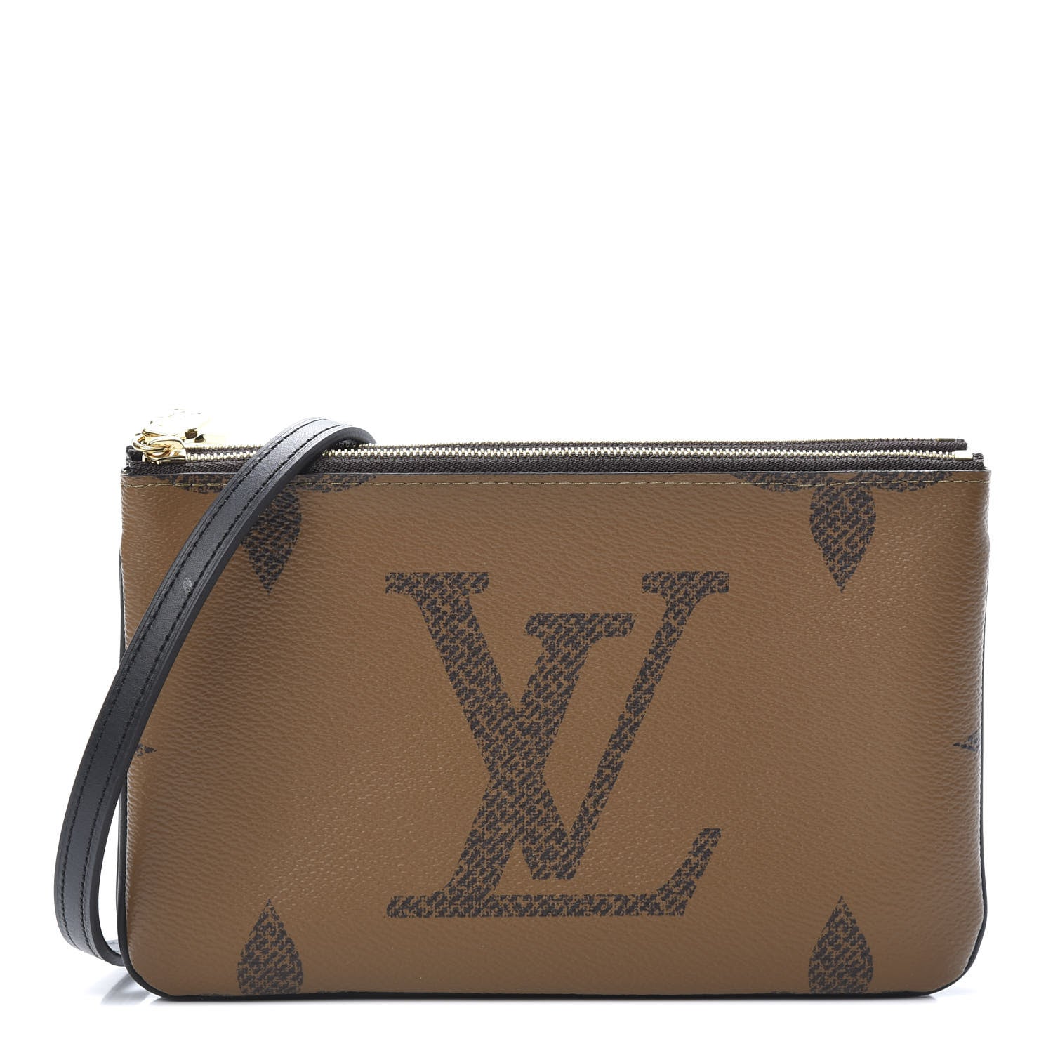 Louis Vuitton Reverse Monogram Giant Double Zip Pochette 1 of 12