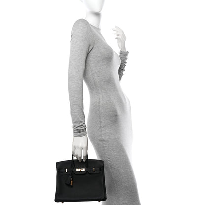 Hermes Togo Birkin 25 Black 2 of 11
