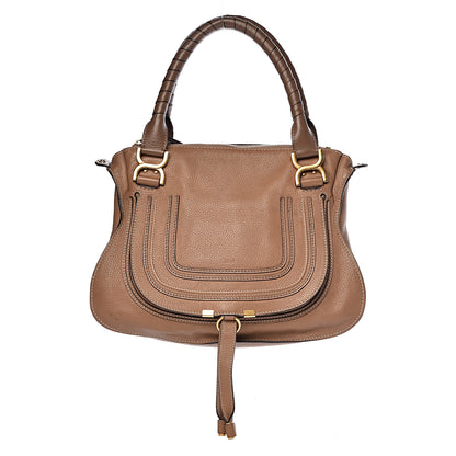 Chloe Calfskin Small Marcie Satchel Nut 1 of 23