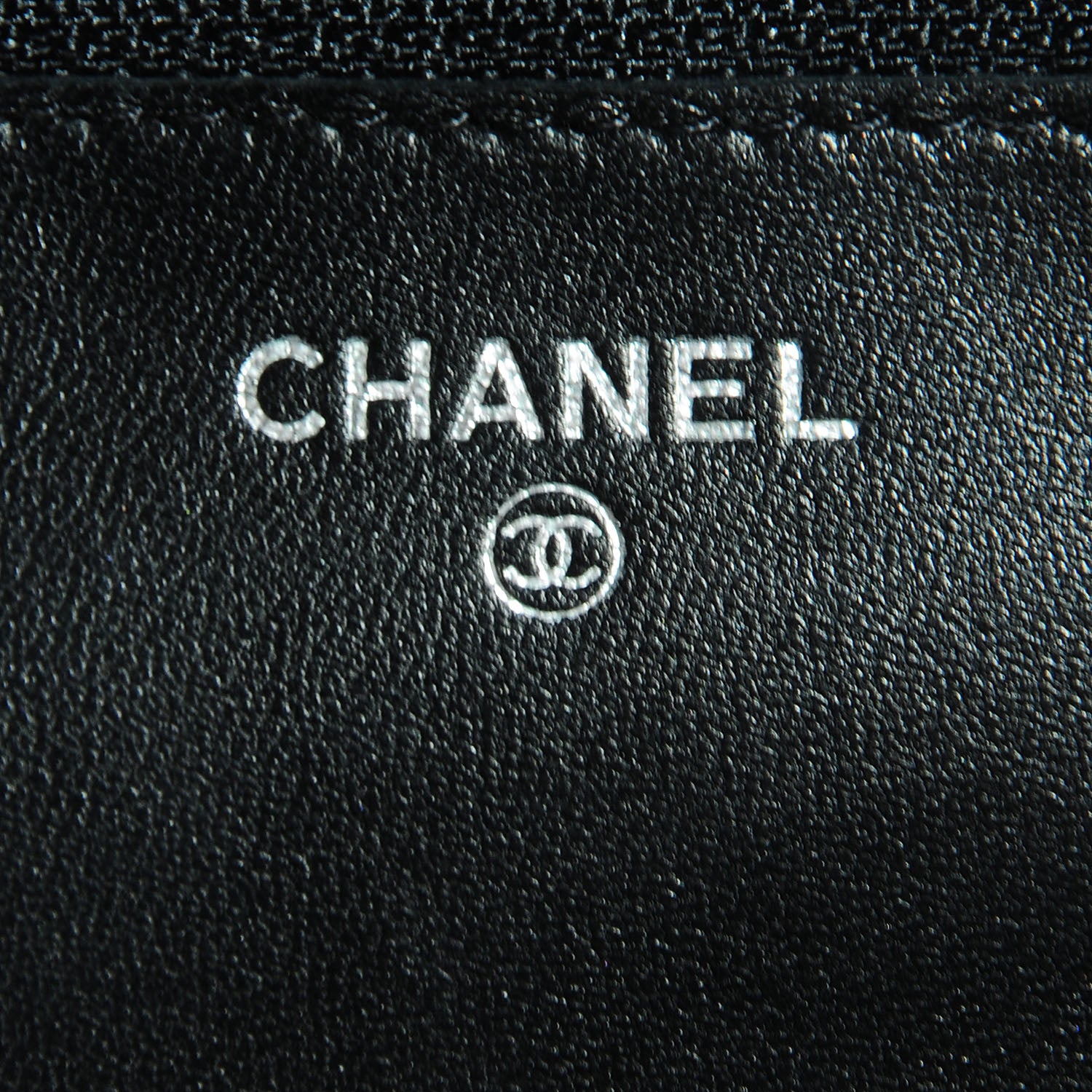 Chanel Lambskin Quilted Wallet On Chain WOC Black 8 of 9