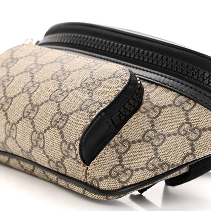 Gucci GG Supreme Monogram Belt Bag Black 9 of 9