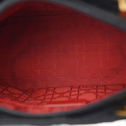 Christian Dior Nylon Cannage Medium Lady Dior Black 6 of 13