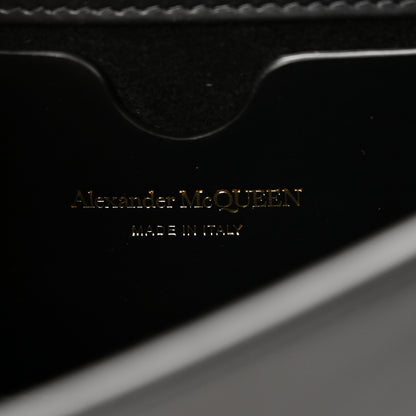 Alexander McQueen Calfskin Mini Jeweled Knuckle Satchel Black 6 of 10