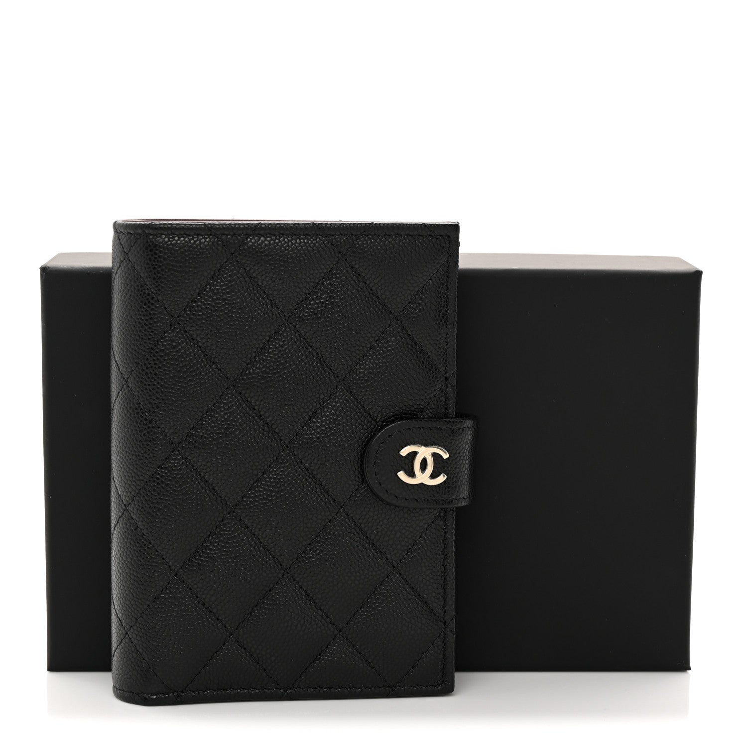 Chanel Caviar Quilted Passport Holder Black 9 of 9