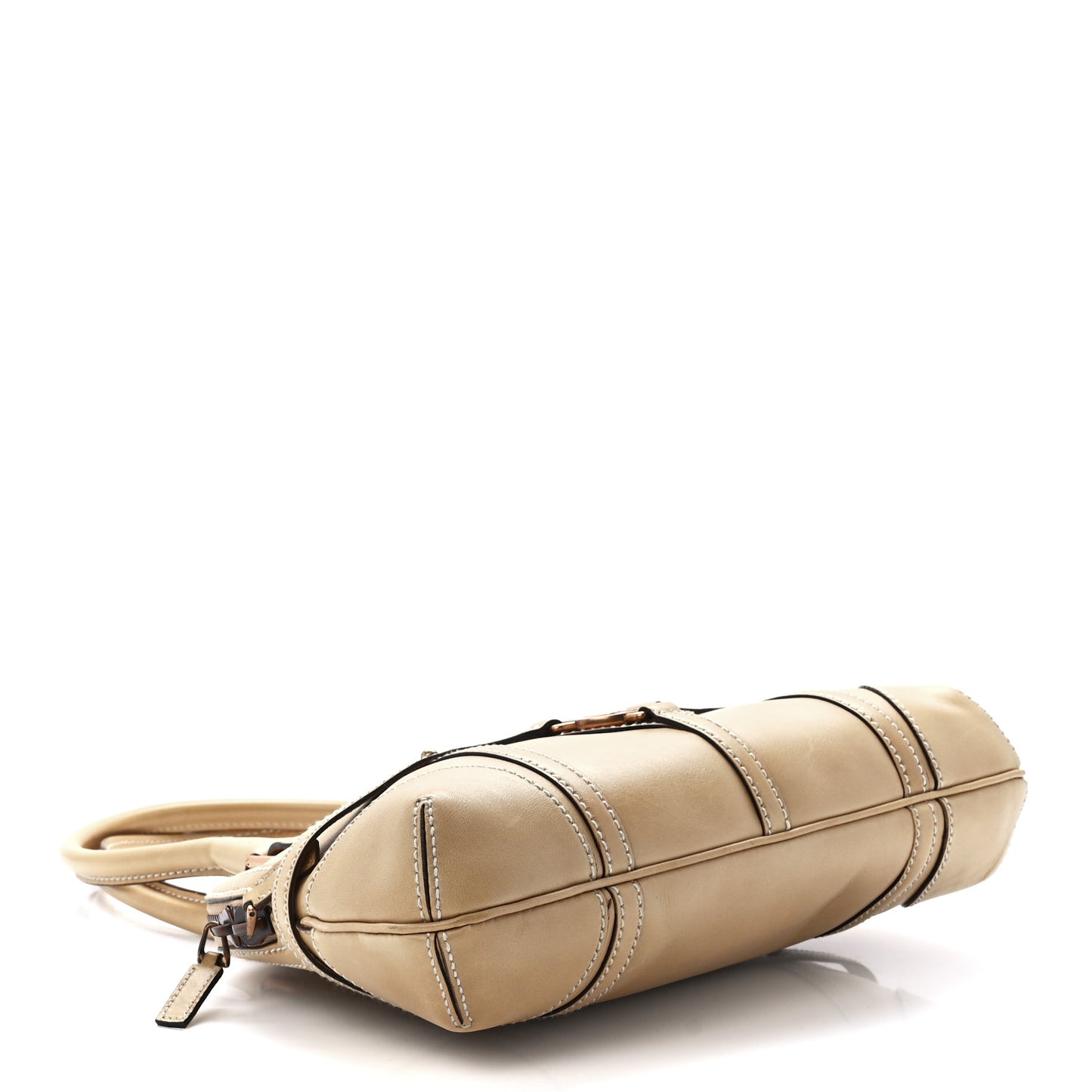 Calfskin GG Reins Tote Beige
