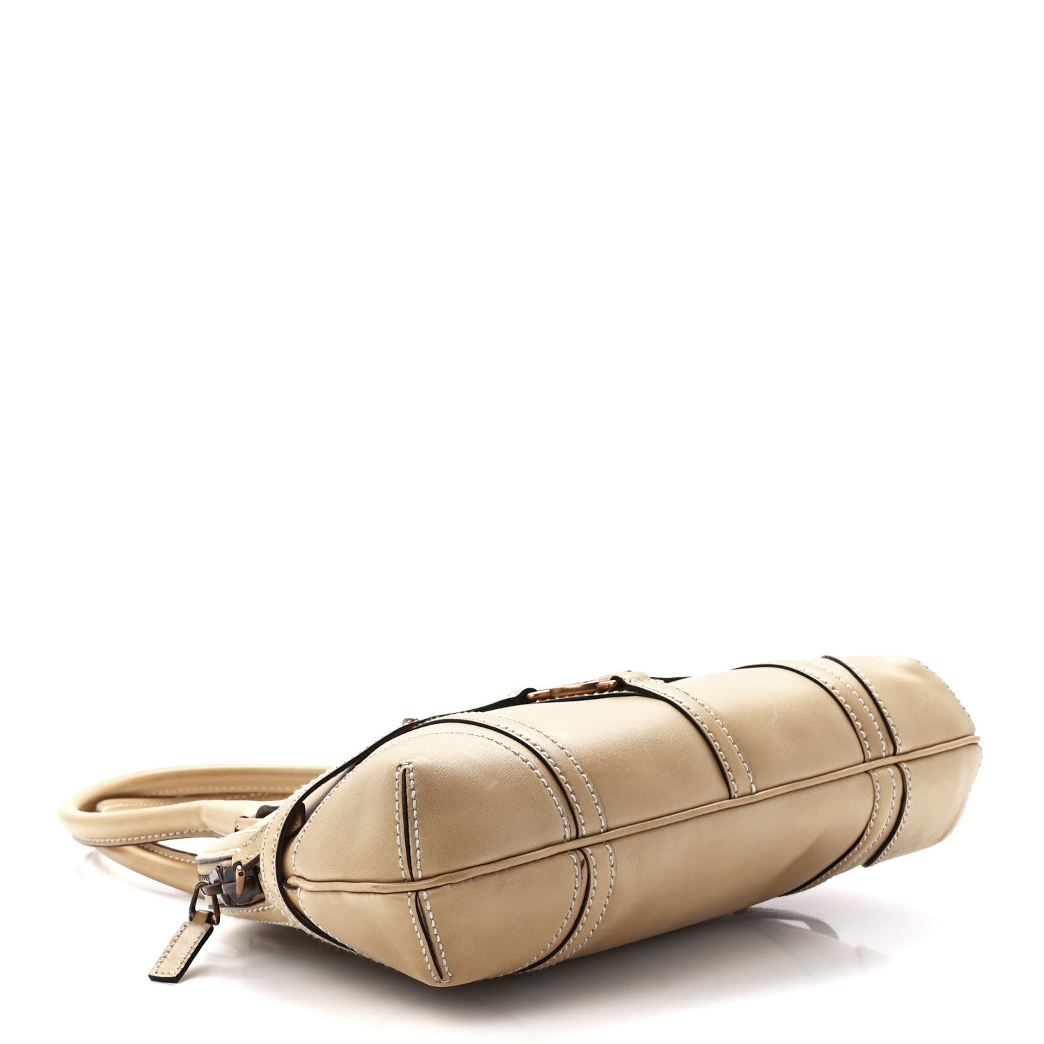 Gucci Calfskin GG Reins Tote Beige 4 of 11