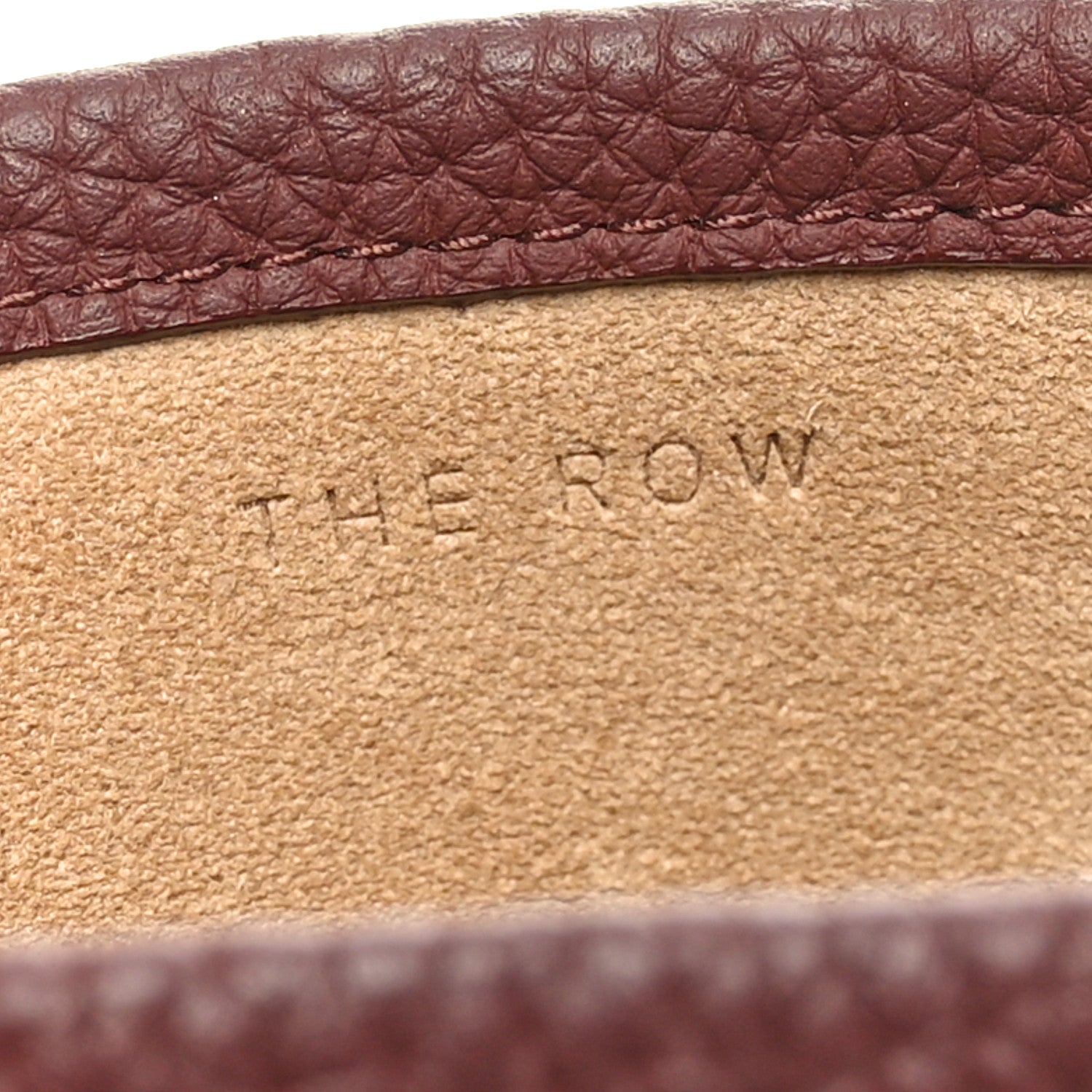 The Row Grained Calfskin Medium N/S Park Tote Cognac 6 of 10
