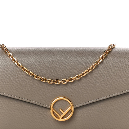 Fendi Vitello Cruise F is Fendi Continental Envelope Wallet on Chain Tortora 8 of 11