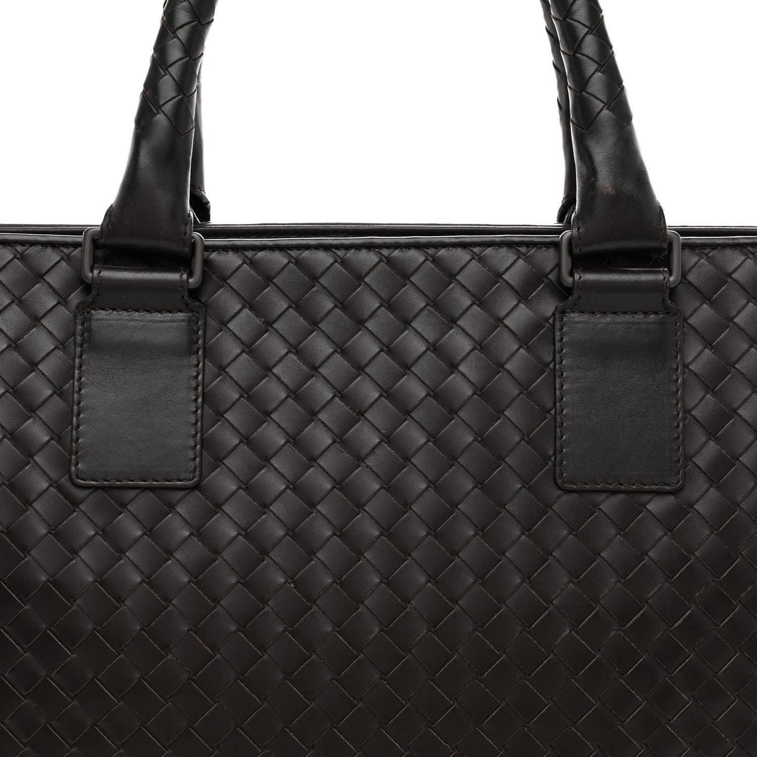 Bottega Veneta Nappa Intrecciato Briefcase Ebano 9 of 15