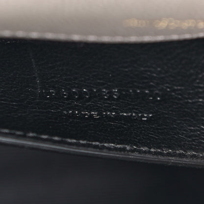 Saint Laurent Grain De Poudre Textured Mixed Matelasse Medium Triquilt Monogram Satchel Fog 7 of 9