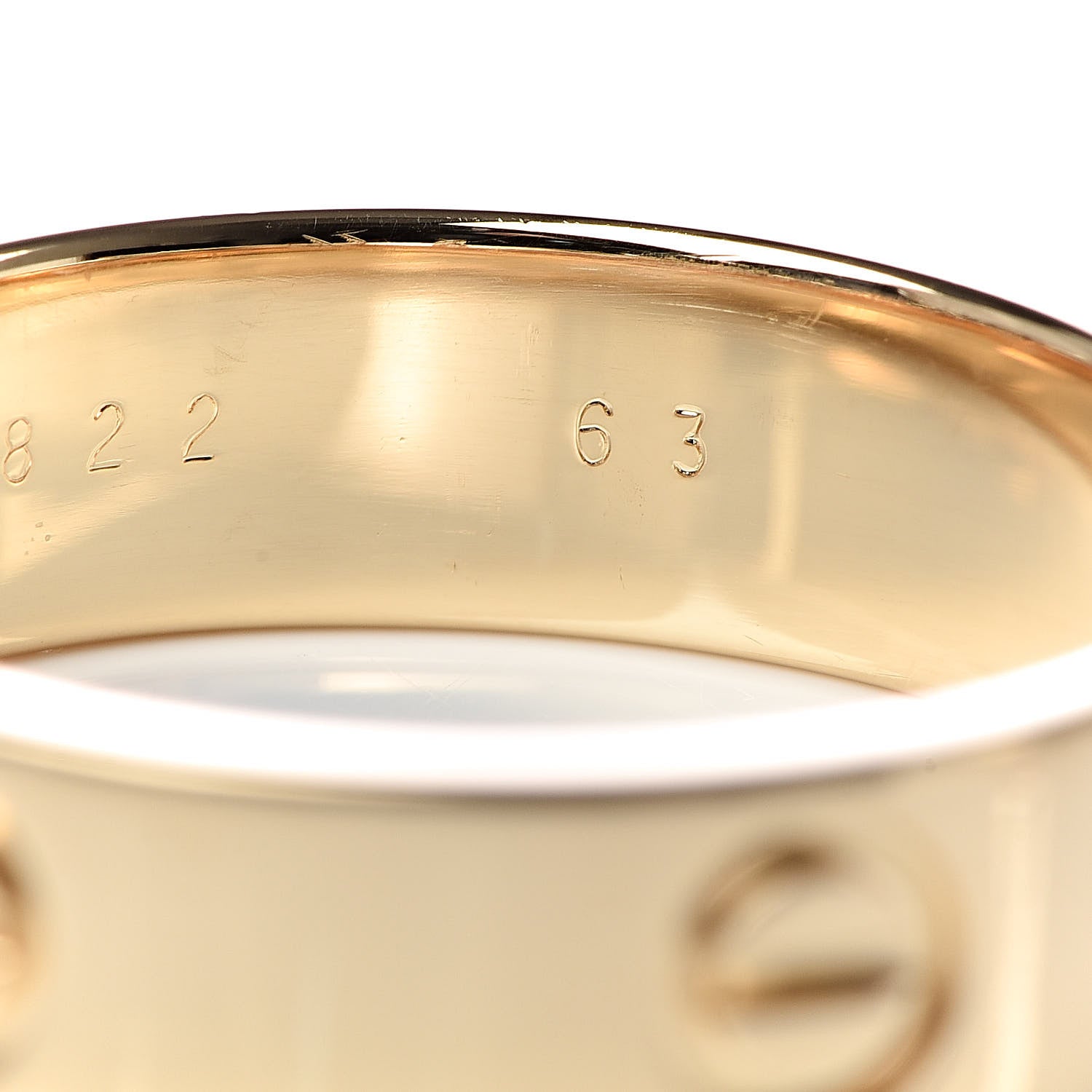 Cartier 18K Yellow Gold 5.5mm LOVE Ring 63 10.25 6 of 7