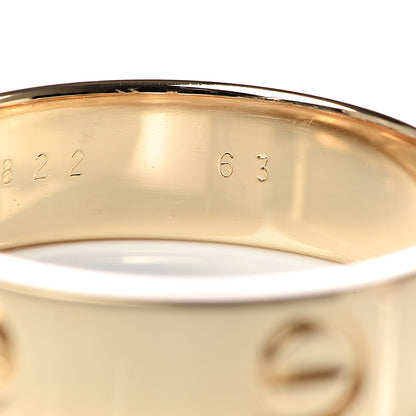 Cartier 18K Yellow Gold 5.5mm LOVE Ring 63 10.25 6 of 7