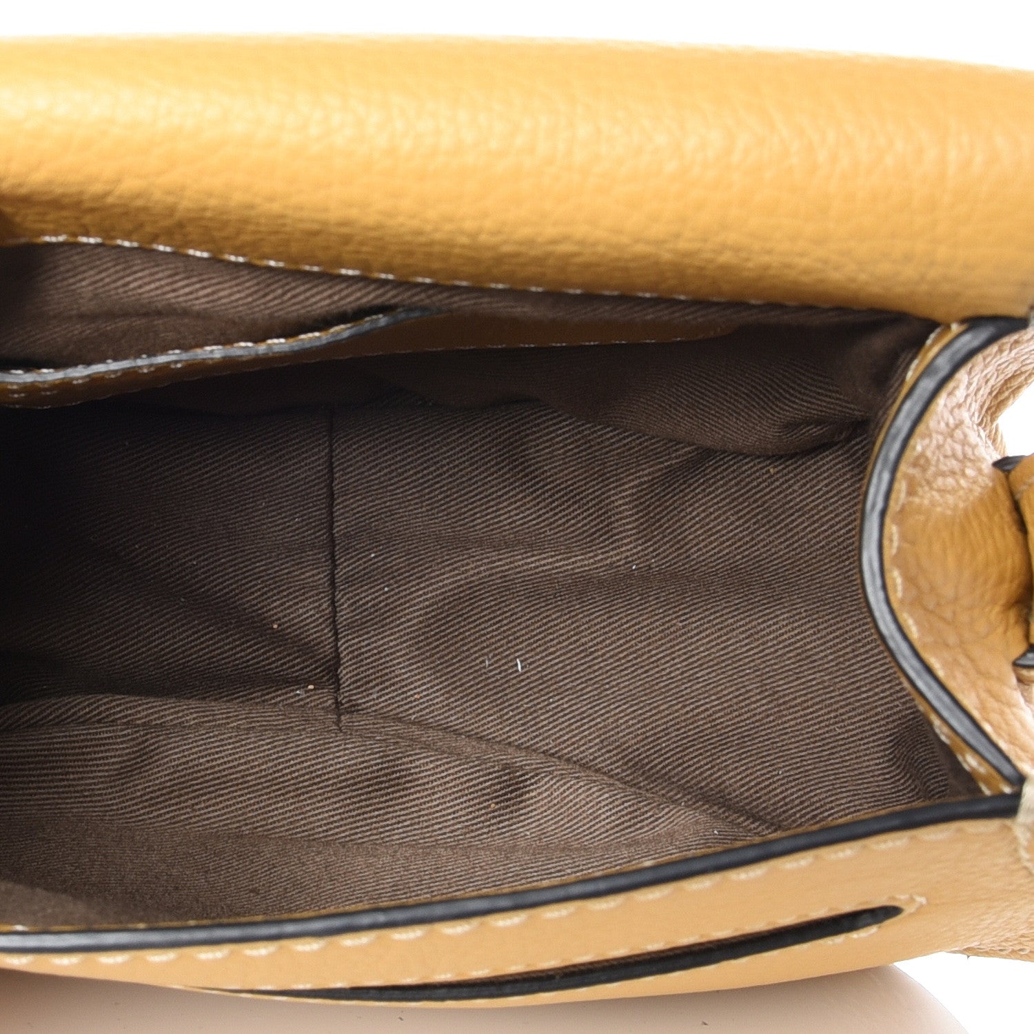 Chloe Calfskin Mini Marcie Round Crossbody Bag Dusty Yellow 4 of 11
