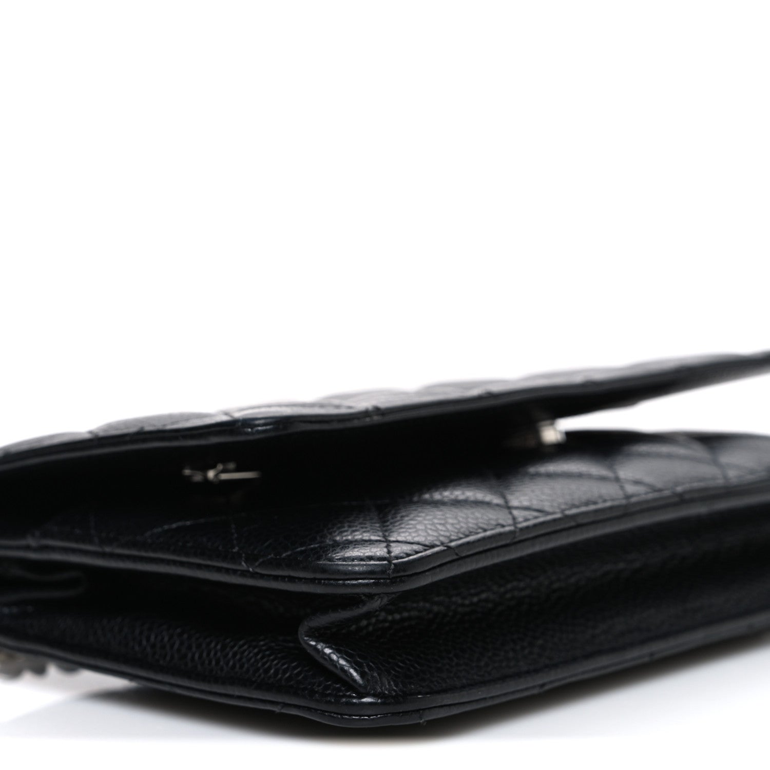 Chanel Caviar Quilted Wallet on Chain WOC Black 10 of 12