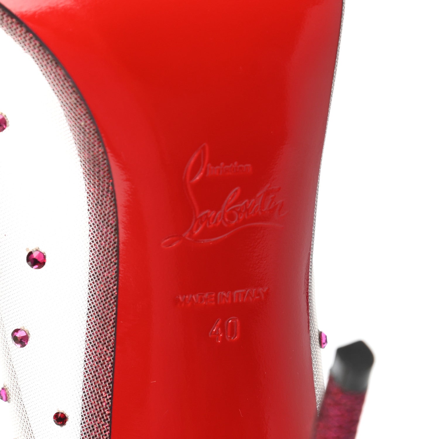 Christian Louboutin Crystal Strass Follies 100 Pumps 40 6 of 7